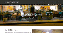 Desktop Screenshot of hotel-saint-vincent-65.com