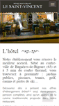 Mobile Screenshot of hotel-saint-vincent-65.com